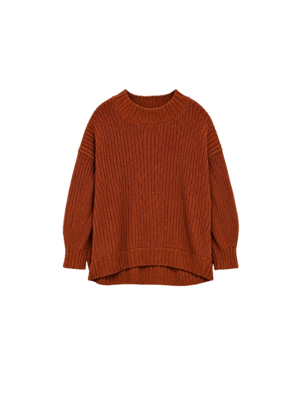 Aerie Chenille Oversized Mockneck Sweater - Auburn, Size S
